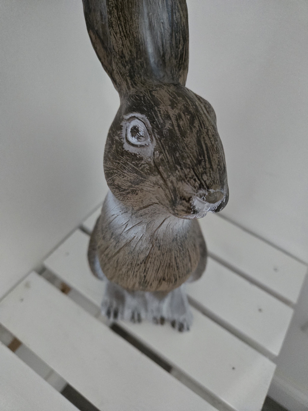 Rustic Brown Decorative Bunny Figurine - Home Accents